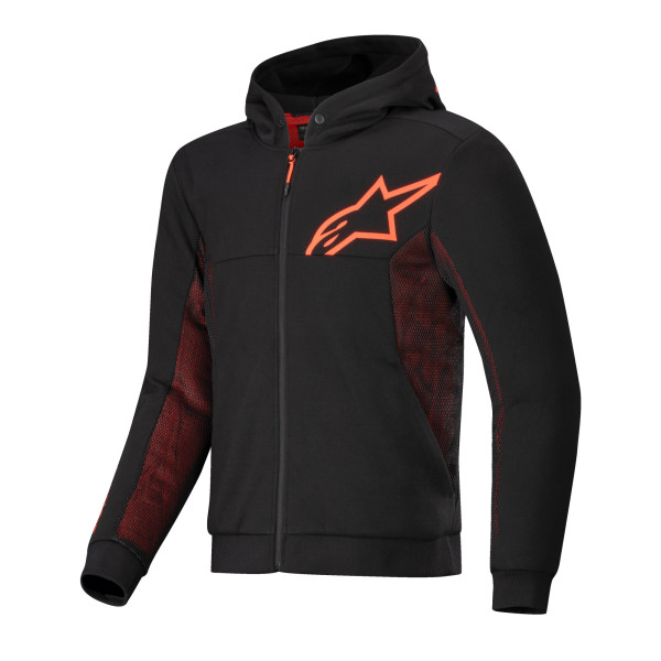 Alpinestars Alpinestars chrome air sport hoodie black red fluo